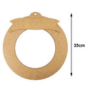 GUIRLANDA MDF 35Dº TAM:35X35CM COD:GLD008