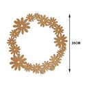GUIRLANDA MDF 35Dº TAM:35X35CM COD:GLD011