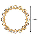 GUIRLANDA MDF 35Dº TAM:35X35CM COD:GLD016