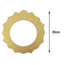 GUIRLANDA MDF 35Dº TAM:35X35CM COD:GLD020