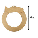 GUIRLANDA MDF 35Dº TAM:35X35CM COD:GLD021