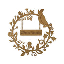GUIRLANDA MDF 35Dº TAM:35X35CM COD:GLD023