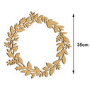 GUIRLANDA MDF 35Dº TAM:35X35CM COD;GLD022