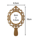 KIT COM 6 MOLDURAS MDF ESPELHO DE MÃO VAZADO PROVEÇAL TAM:15X8,5 COD:KITMDM002