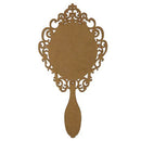 KIT COM 6 MOLDURAS MDF ESPELHO DE MÃO VAZADO ROMANO TAM:20X10CM COD:KITMDM003