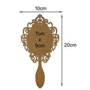 KIT COM 6 MOLDURAS MDF ESPELHO DE MÃO VAZADO ROMANO TAM:20X10CM COD:KITMDM003
