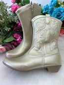 Bota/ Coturno Flor Di Mila Boiadeira Texana Maria Dourado