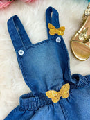 Jardineira Blogueirinha Jeans Elo