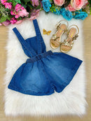 Jardineira Blogueirinha Jeans Elo