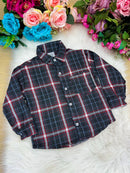 Camisa Junina Xadrez Flanela/Flanelada Jhonas Cinza