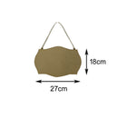 Placa mdf com Sisal - COD:PLCS001-TAM:27X18cm