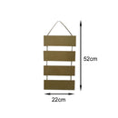 Placa mdf com Sisal - COD:PLCS004-TAM:22X52cm