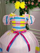 Vestido Marie Junino Luxo Arraia da Docura