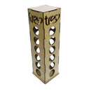 Porta cápsulas torre de mdf 3 corações com 24 espaços Tam:11x11x36 COD:PC004