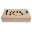 CAIXA MDF C/15 ESPAÇOS TRES CORAÇÕES Tam:25x16x6cm COD:PC006