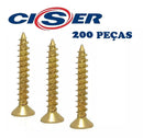 200 peças Parafuso Madeira Chata Phillips 6,0 x 50 6.0x50