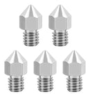 5x Bico Nozzle Bico Aço Inox 3d Mk8 Creality Cr-10 Ender 3