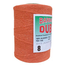 Barbante Dubom Alaranjado - 700 Gr - Fio 8 - 550m