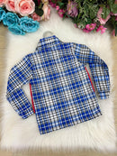 Camisa Junina Xadrez São João Colete Vermelho