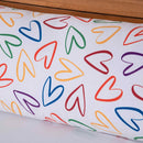 Fronha Capa para Travesseiro Grande Fofuxão Colorê 1 Peça 1,46m x 46cm 100% Poliéster Microfibra Com Zíper