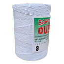 Barbante Dubom Branco Neve - 700 Gr - Fio 8 - 550m