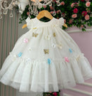 Vestido Vila Lele Jardim das Borboletas Baby Liz Off