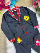 Conjunto Junino Princesa Belli Seu Juca Terno Preto