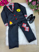 Conjunto Junino Princesa Belli Seu Manoel Terno Preto