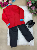 Conjunto Junino Princesa Belli Seu Zéca Terno Vermelho
