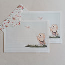 Papéis de Carta Coleção +AMOR, POR FAVOR! com Envelope 10 unidades | AVIÃOZINHO