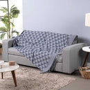 Manta para Sofá Luxor 1 Peça 2,10m x 1,35m 60% Algodão / 40% Poliéster Jacquard com Franja