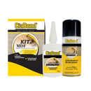 Kit Mdf Adesivo Instantâneo + Acelerador Aerosol Cola Ciano
