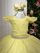 Vestido Ysa Kids Ariane Longo Amarelo