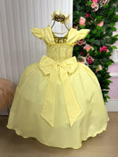 Vestido Ysa Kids Ariane Longo Amarelo