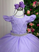 Vestido Ysa Kids Ariane Longo Lavanda