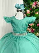 Vestido Ysa Kids Ariane Longo Verde Menta