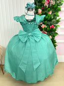 Vestido Ysa Kids Ariane Longo Verde Menta