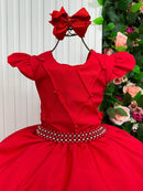 Vestido Ysa Kids Ariane Longo Vermelho