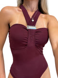 Body Feminino em Suplex Alça Cruzada com Fivela Luisa Ref. 1393