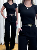 Calça Feminina Pantalona em Alfaiataria Marrant Susy Ref. 950