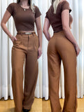 Calça Feminina Pantalona em Alfaiataria Marrant Susy Ref. 950