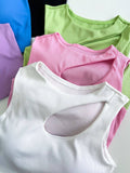 Cropped em Ribana Regata com Recorte Unilateral Janaiane Ref. 1108