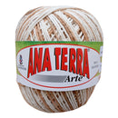 Barbante Ana Terra Arte Bege com Cru -200 Gr -Fio 6 - 220m