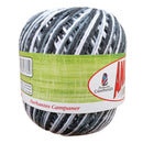 Barbante Ana Terra Arte Preto/ Branco  200 Gr  Fio 6 - 220m