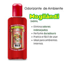 Essência Mil Flores Concentrada Mogilandi 140ml - Kit 3 unidades