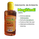 Essência Tangerina Concentrada Mogilandi 140ml - Kit 2 unidades