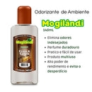 Essência de Ambiente Mogilândi Cravo e Canela 140ml - Kit 3 unidades