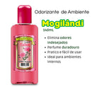 Essência de Ambiente Mogilândi Talco 140ml - Kit 2 unidades