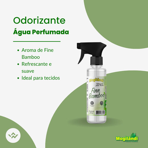 Odorizantes para Tecidos Mogilândi Fine Bambo 250ml - Kit 2 Unidades