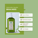 Sabonete Líquido de Erva Doce 500ml - Mogilândi Kit 2 Unidades